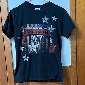 VAN HALEN BLACK T-Shirt size small